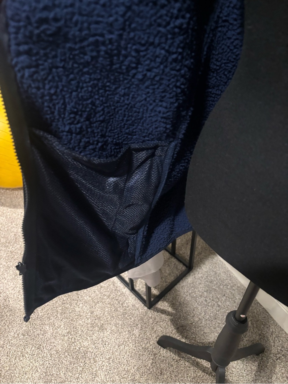 Land’s End Navy Sherpa Zip-Up Jacket - Women - Picture 5 of 7